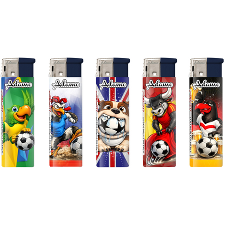 Elektromos Öngyújtó 1881337 Adamo Vegyes mintás Foci állatok