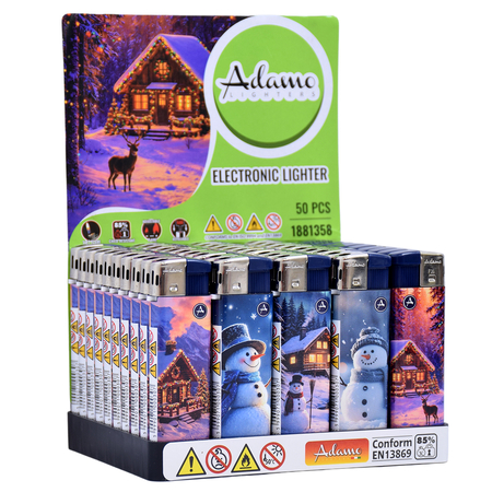 Elektromos Öngyújtó 1881358 Adamo Vegyes mintás Téli km