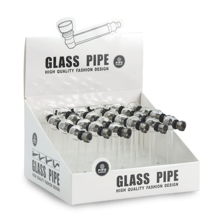 Üveg pipa GP1002 átlátszó