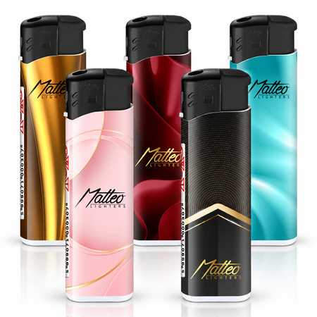 Electronic Lighter 131213 Matteo Soft Touch Elegant