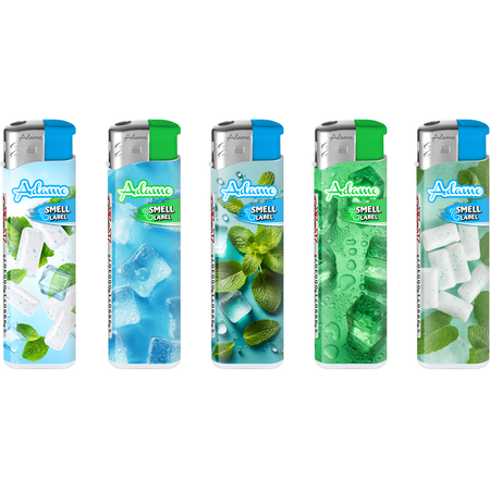 Electronic Lighter 147081 Adamo Smell label Menthol
