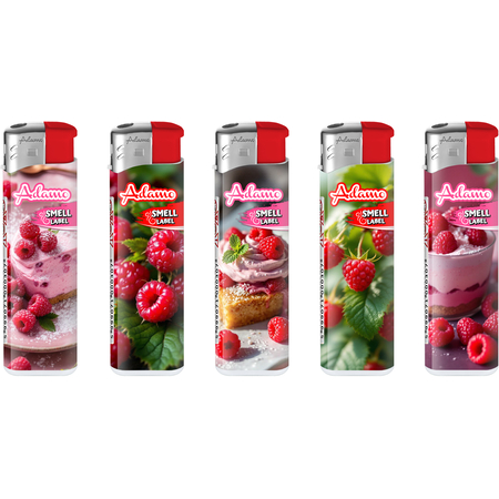 Electronic Lighter 147082 Adamo Smell label Raspberry