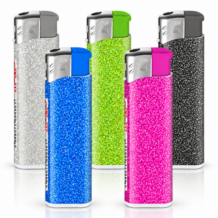 Electronic Lighter 161033 Matteo Glitter Pretty