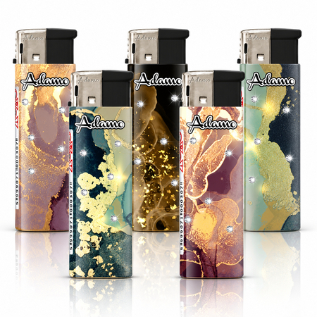 Electronic Lighter 164033 Adamo Gemstone Marble