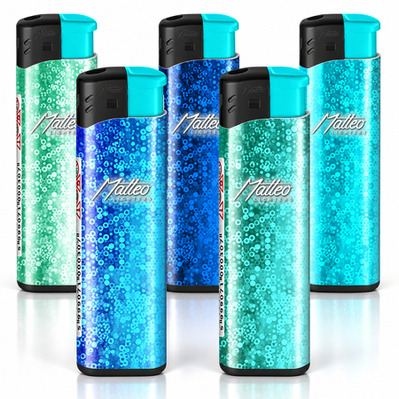 Electronic Lighter 165017 Matteo Mirror label Ice Queen
