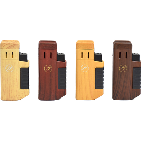 Jet Lighter 193101 Matteo Fremont Triple jet Wooden