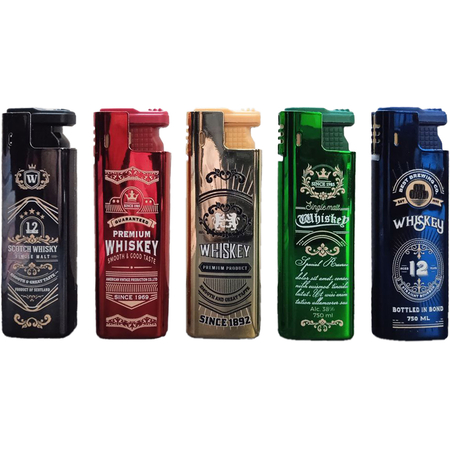 Turbo Lighter 173036 Matteo in Metal case Whiskey