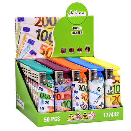 Vihar Öngyújtó 177442 Adamo Vegyes mintás Euro
