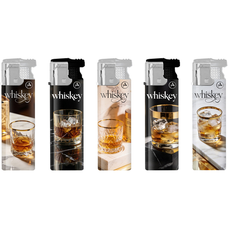 Turbo Lighter 177446 Adamo Design label Whiskey