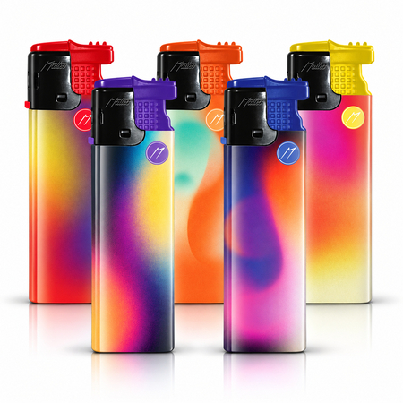Turbo Lighter 178280 Matteo Rubberized Grainy gradient