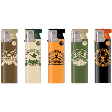 Turbo Lighter 178281 Matteo Rubberized Hunter