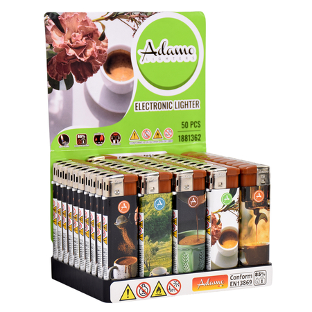 Electronic Lighter 1881362 Adamo Design label Coffee