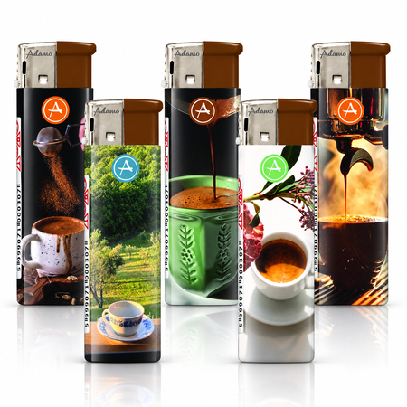 Electronic Lighter 1881362 Adamo Design label Coffee