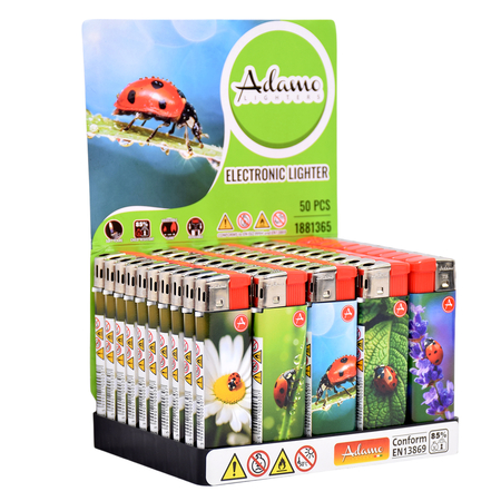 Elektromos Öngyújtó 1881365 Adamo Vegyes mintás Katica