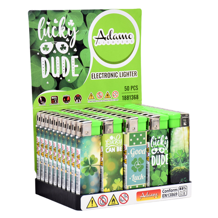 Elektromos Öngyújtó 1881368 Adamo Vegyes mintás Szerencse