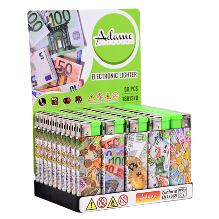 Electronic Lighter 1881370 Adamo Design label Money