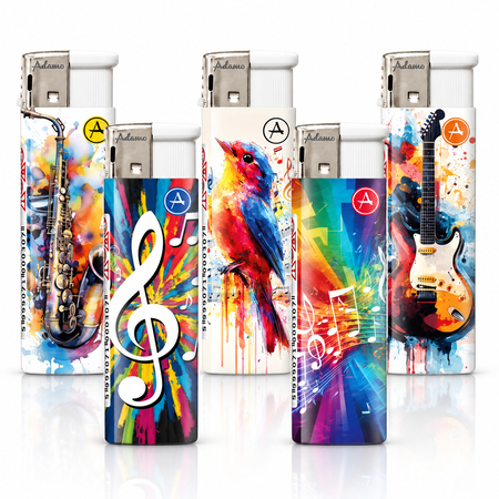 Electronic Lighter 1881371 Adamo Design label Music