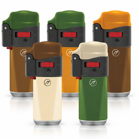 Jet Lighter 198403 Matteo Cleveland Rubberized Hunter