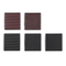 Cigarette case A806120 mixed imitated leather, rubberized
