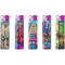 Electronic Lighter 189403 Adamo Design label Skinny Colorful city