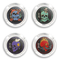 Smoking Glass Ashtray Dark Collection Skull