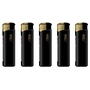Electronic HC Lighter 125100 Black with Gold Cap