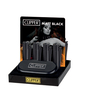 Öngyújtó fém CMPM010 tűzköves mini Clipper fekete