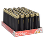 Flint Lighter 22019 Cricket Crown matte GoldandBlack