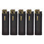 Flint Lighter 22019 Cricket Crown matte GoldandBlack