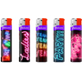 Electronic Lighter 189305 Adamo Design label Skinny neon