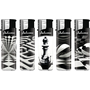 Turbo Lighter 177920 Adamo Design label Black and white