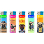 Electronic Lighter 1881153 Adamo Design label Funny Pug