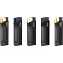 Electronic Lighter 149103 Matteo LED Gold&Black