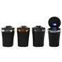 Ashtray 0213925 Atomic Car LED Black 10 cm Ceramic interior
