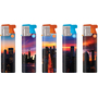 Turbo Lighter 177403 Adamo Design label City sunset