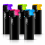 Turbo Lighter 178265 Matteo Rubberized Colorful elegant