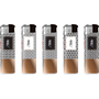Electronic Lighter 131077 Matteo Soft touch Elegant Brown