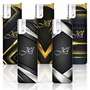 Jet Lighter 152037 Matteo Jet in style Gold and silver