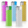 Electronic Lighter 161031 Matteo Glitter Colorful