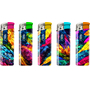 Electronic Lighter 165020 Matteo Mirror label Colorful feather