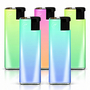 Turbo Lighter 173735 Matteo in metal case with touchable label Pastel gradient