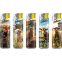 Electronic Lighter 187413 Adamo Design label Slim Farm animals