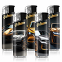 Electronic Lighter 187424 Adamo Design label Slim Gold cars