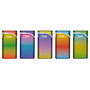 Jet Lighter 197303 Matteo Las Vegas in Metal Case Rubberized Triple Gradient