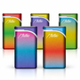 Jet Lighter 197303 Matteo Las Vegas in Metal Case Rubberized Triple Gradient