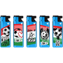 Turbo Lighter 173041 Matteo in Metal case I Love Football