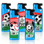 Turbo Lighter 173041 Matteo in Metal case I Love Football